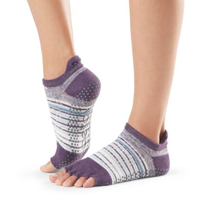Half Toe Low Rise Grip Socks-18436