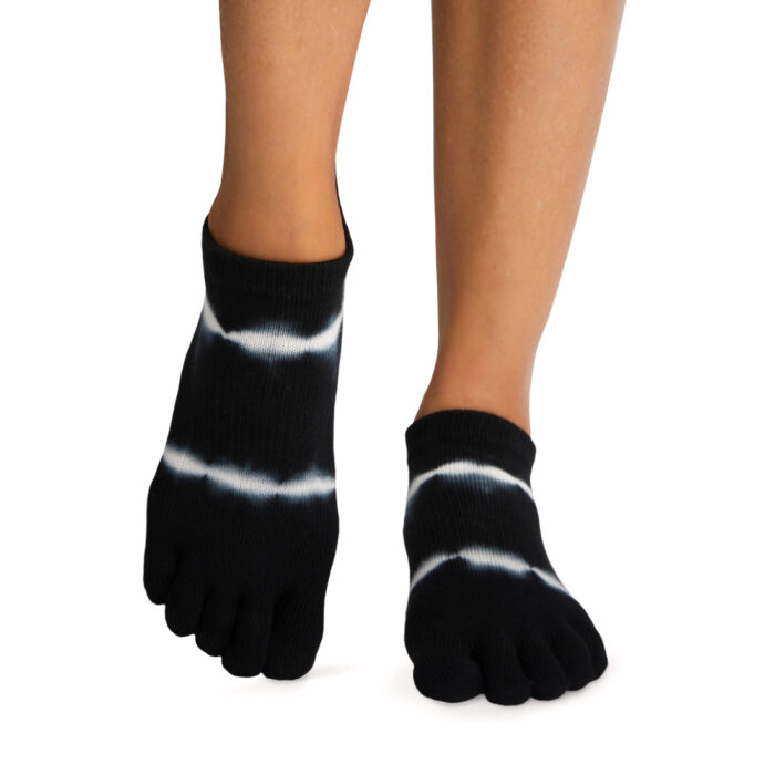 Full Toe Low Rise Grip Socks - גרב חמש אצבעות שלמות מכותנה